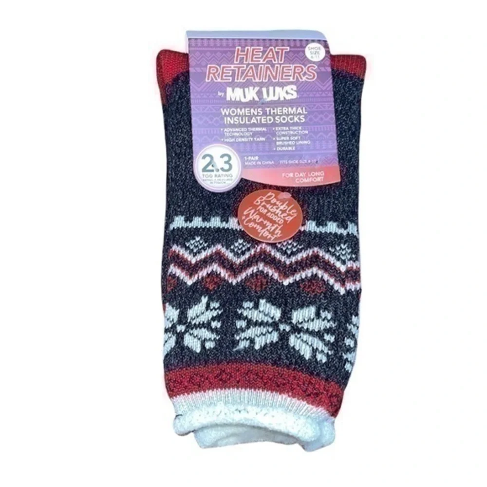 Muk Luks Women’s Thermal Insulated Sox - Size 6-11 - NWT
